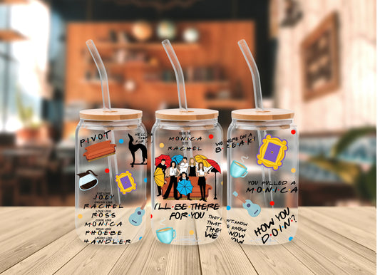 Friends Can Glass Tumbler (20 oz)