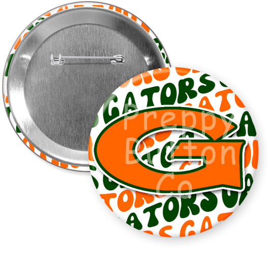 Glenwood Gators 3" Button