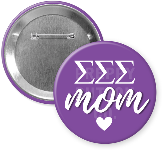 Tri Sigma Mom Button