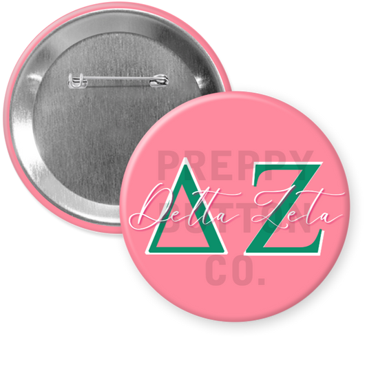 Delta Zeta Script Button