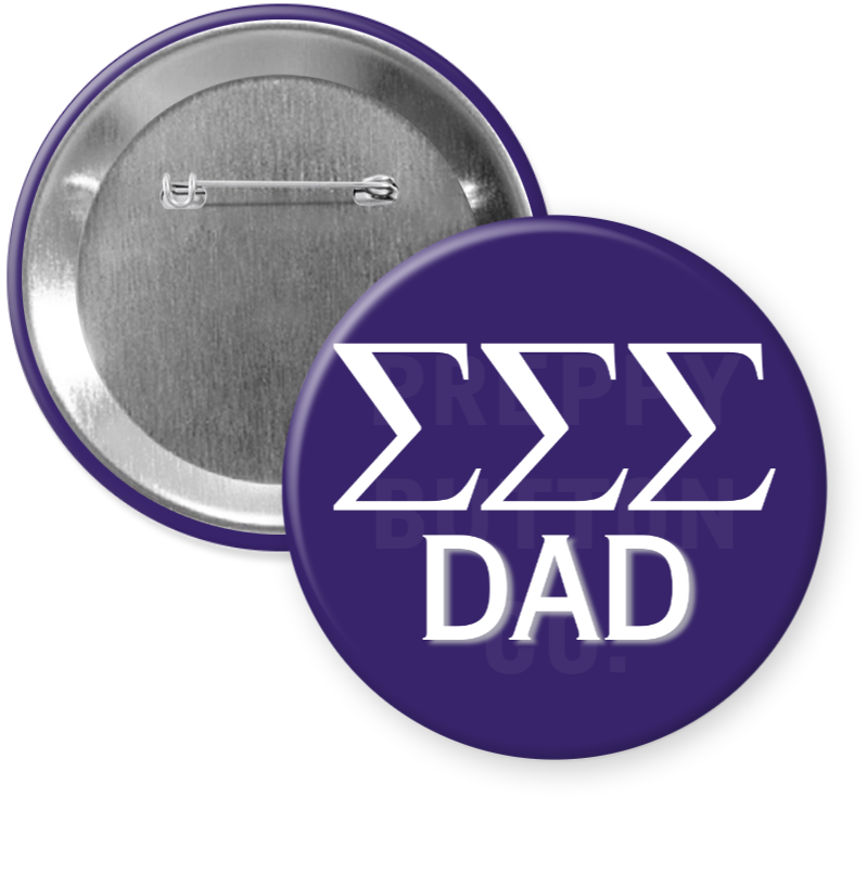 Tri Sigma Dad Button