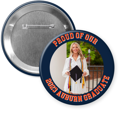 Auburn Graduate Photo Button