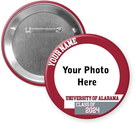 Alabama Graduate Half Banner Photo Button