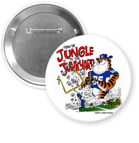 Auburn vs. South Alabama Tiger Rags Button