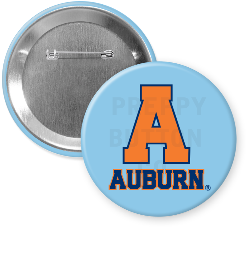 Vintage "A" Auburn Gameday Button