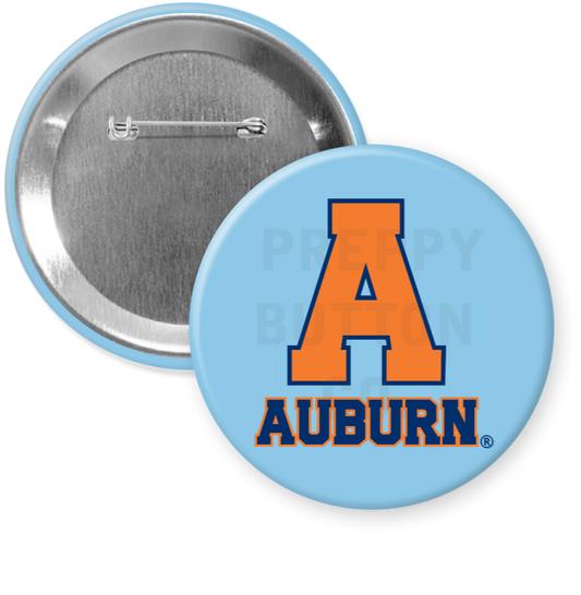 Vintage "A" Auburn Gameday Button