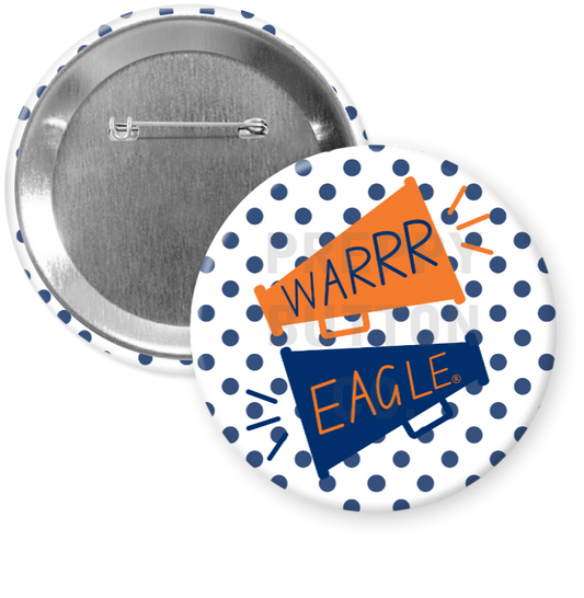 War Eagle Megaphone Gameday Button