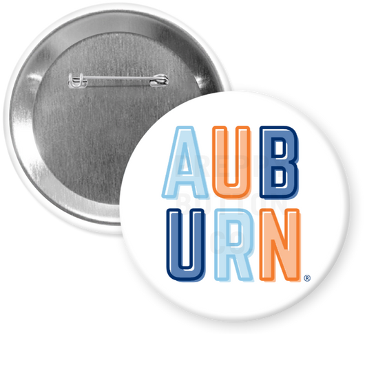 Multicolor Auburn Gameday Button