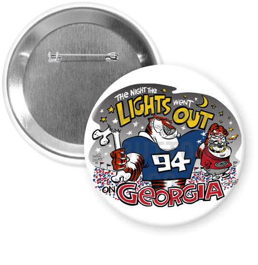 Auburn Vs. Georgia Tiger Rags Button