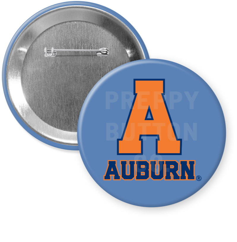 Vintage "A" Auburn Gameday Button