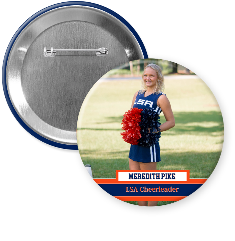 Custom 3 inch Banner Button