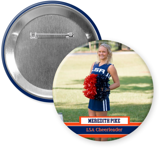 Custom 3 inch Banner Button