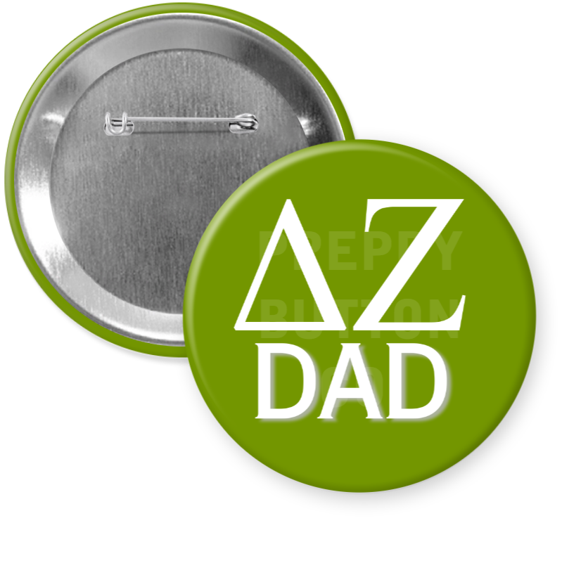 Delta Zeta Dad Button