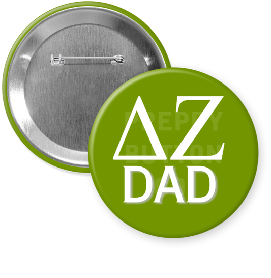 Delta Zeta Dad Button
