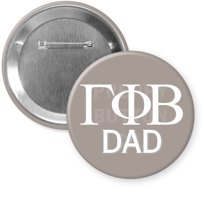 Daddy Button Gamma Phi Beta Dad Button – Preppy Button Co.